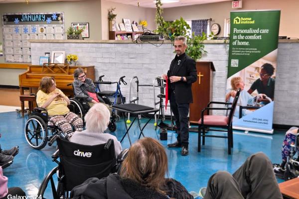 Home Instead Brings a Touch of Magic to Evercare of Jerseyville, Illinois
