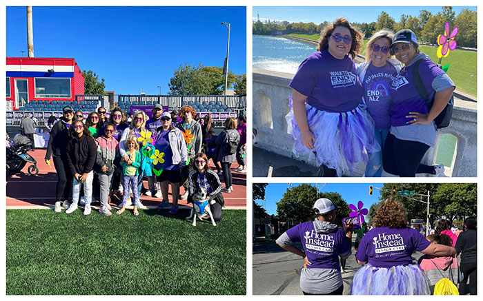 Home Instead West Indianapolis at Alzheimer's Walk collage