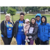 home instead team hikes to support hope hospice