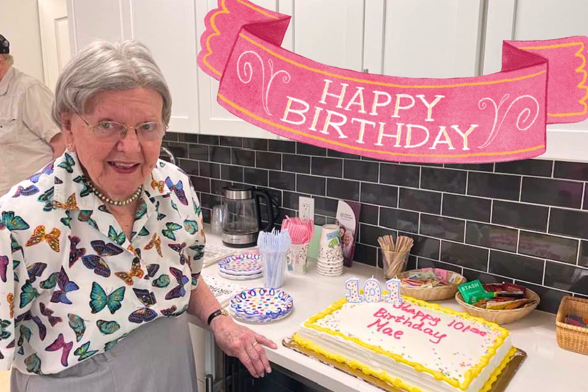 Home Instead Celebrates Mae Ryan's 101st Birthday at Milton, MA