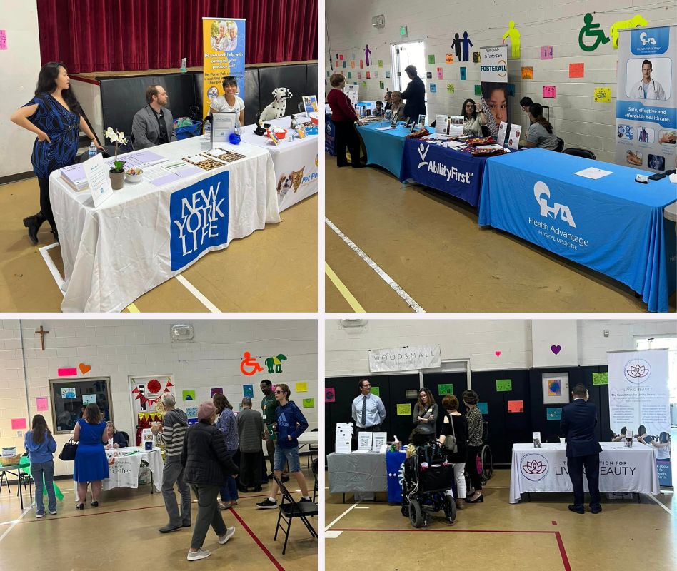 Home Instead Explores Home Care for Special Needs at St. Philip's Resource Fair collage