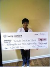 Mary P - February 2025 Caregiver of the Month