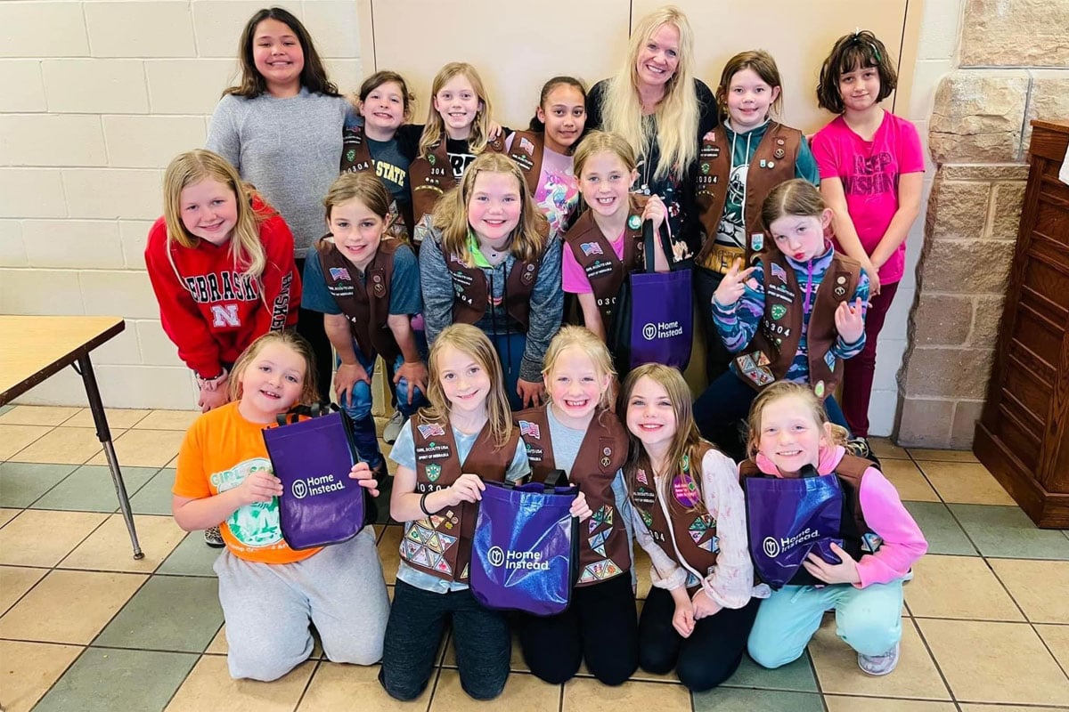 Home Instead Supports Wayne, NE Girl Scouts