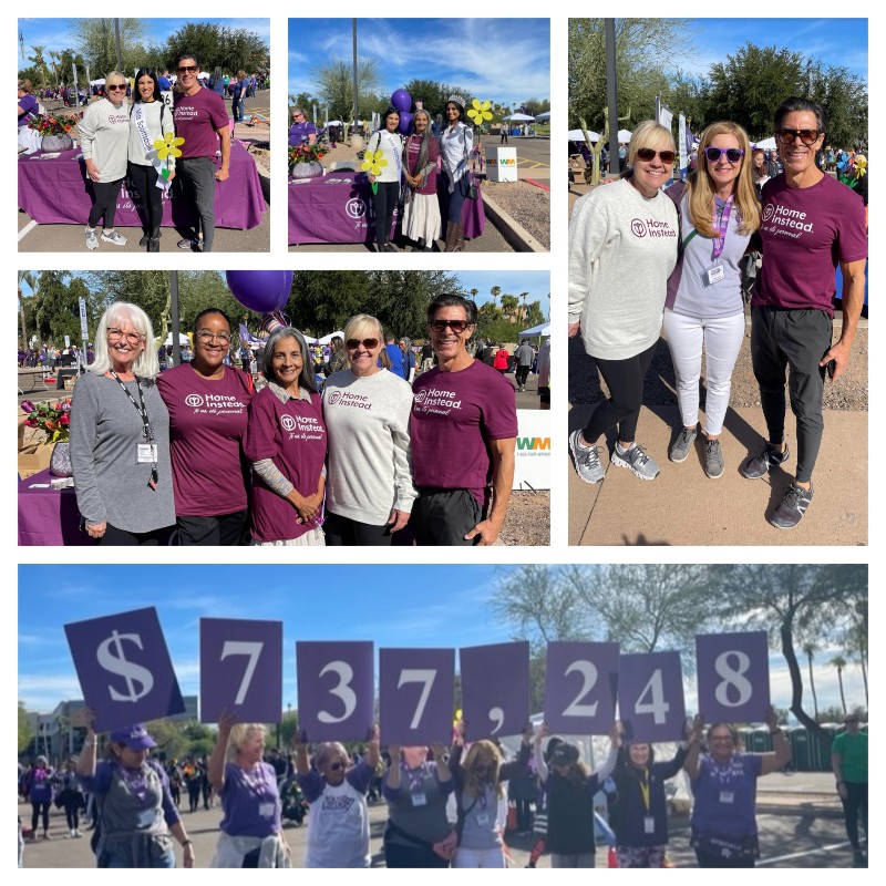 Home Instead Scottsdale Walk to End Alzheimer's collage