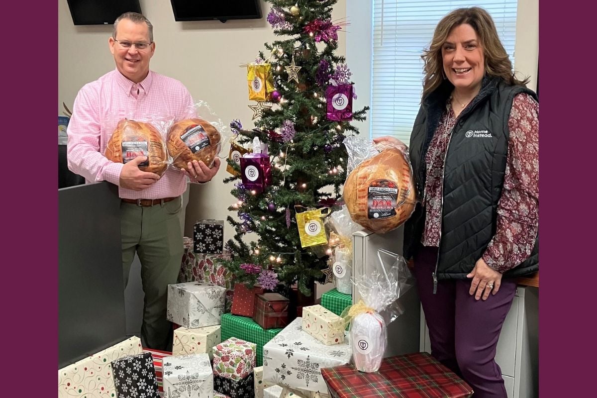 Holiday Hams and Gifts for caregivers