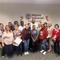 home instead caregivers at annual meeting