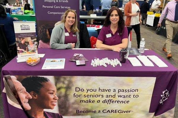 Home Instead Meets With Future Caregivers at Gaston College 2023 Career Fair