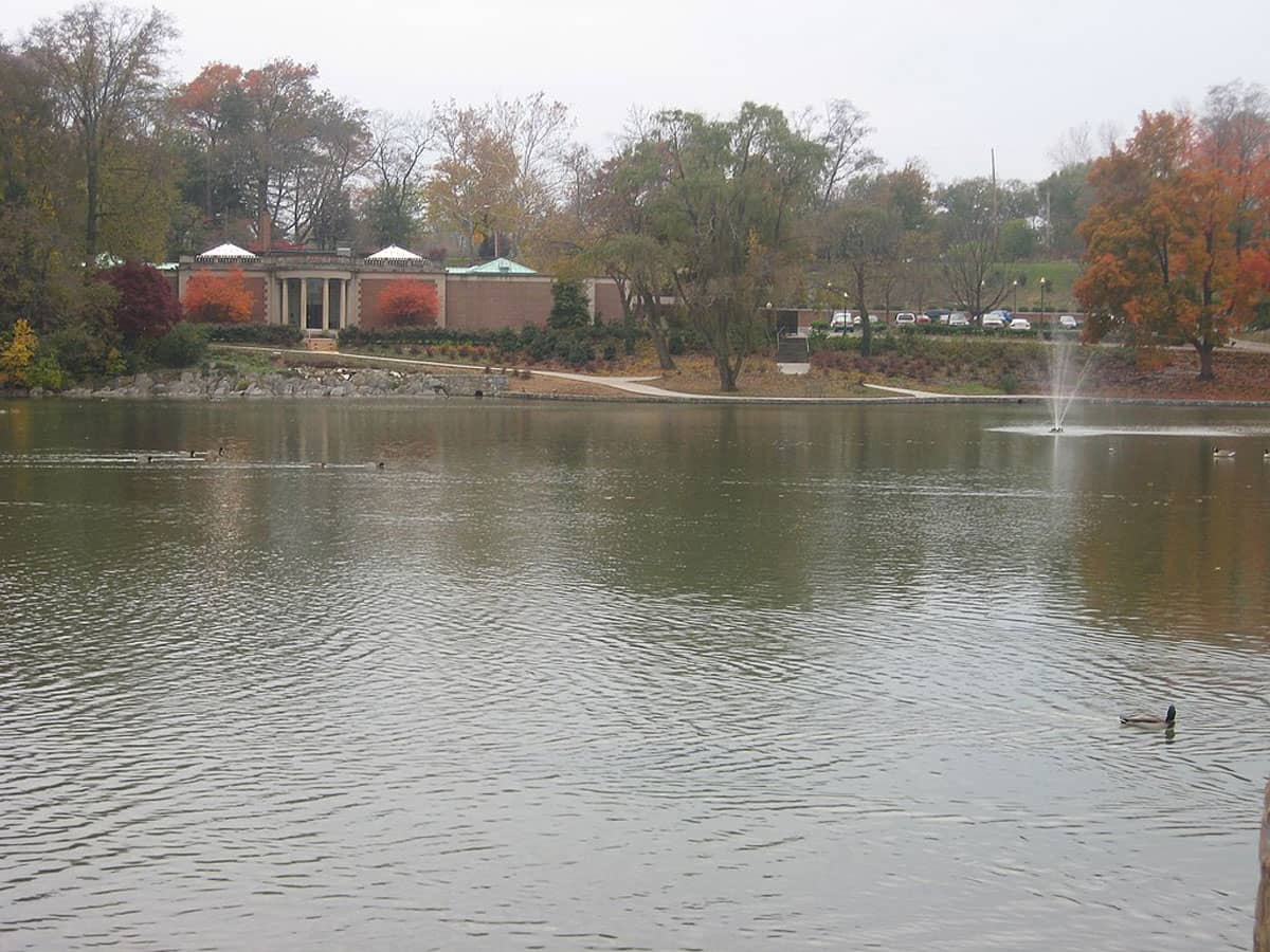 Lake view of Hagerstown Park Washinmg County Museum of Fine Arts 