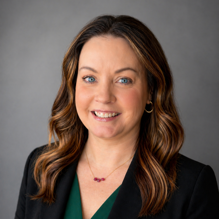 Generated image Professional corporate headshot with warm smile