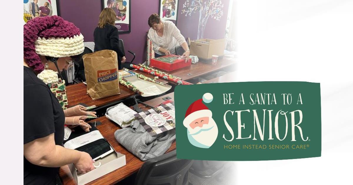 Home Instead Delivers Gifts of Love During Be A Santa To A Senior in St ...