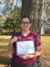 Amber November 2023 "Being Top Notch!" Recognition