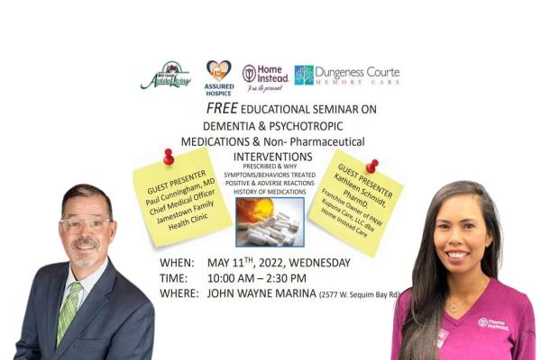 Free Educational Seminar on Dementia and Psychotropic Medications