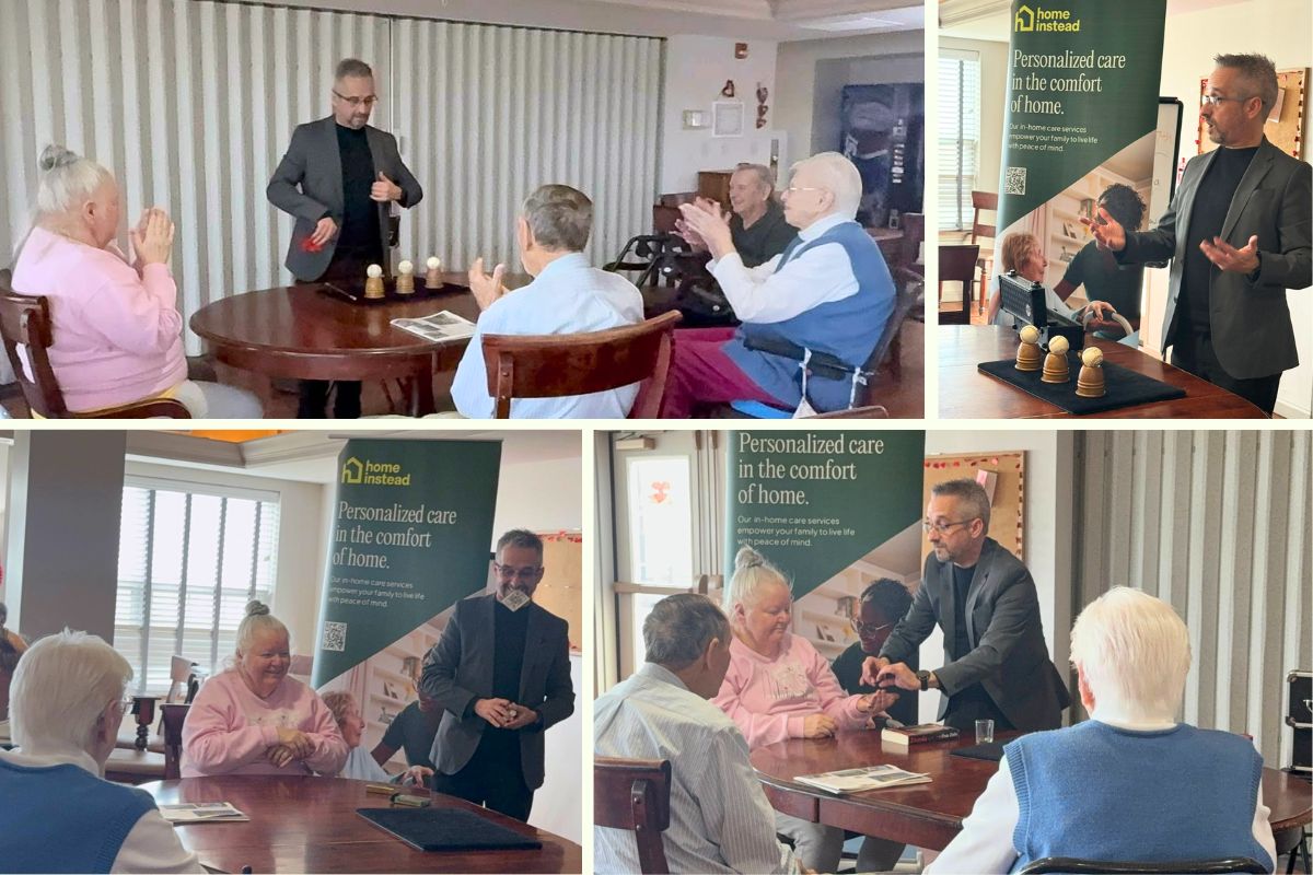 Home Instead of Macoupin County, IL Brings a Touch of Magic to Courtyard Estates collage