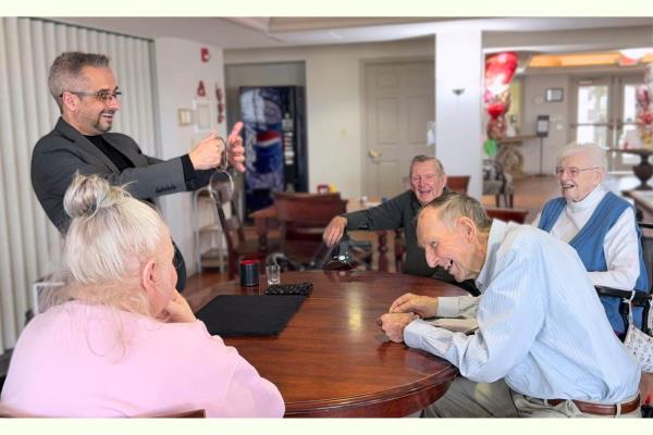 Home Instead of Macoupin County, IL Brings a Touch of Magic to Courtyard Estates