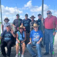 home instead team and seniors fishing trip