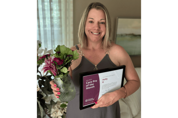 July Care Pro of the Month Holly G