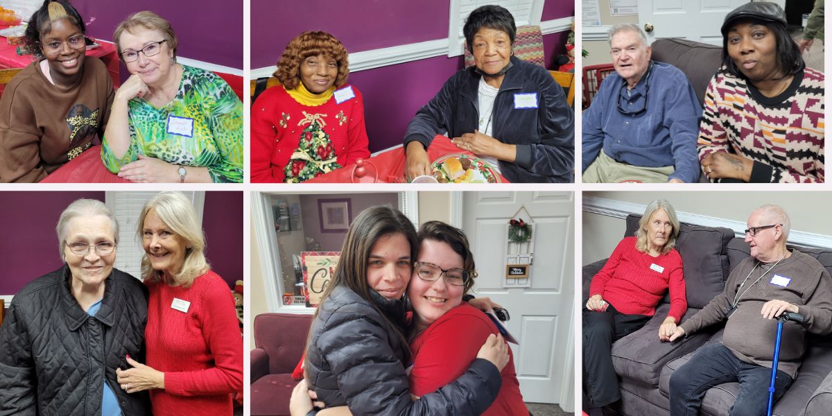 Home Instead's 2023 Holiday Open House in Fayetteville, NC collage