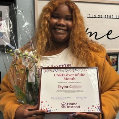 taylor december 2023 care pro of the month