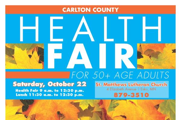 Carlton County Health Fair hero