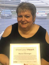 Sharon Share Your Heart Award