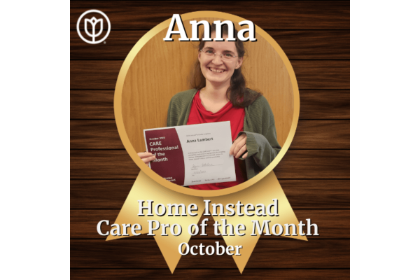 Lansing October Care Pro of the Month, Anna