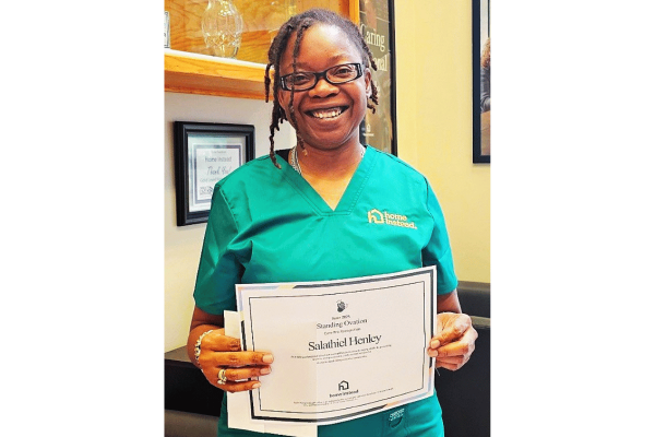 Salathiel Henley June Care Pro of the Month