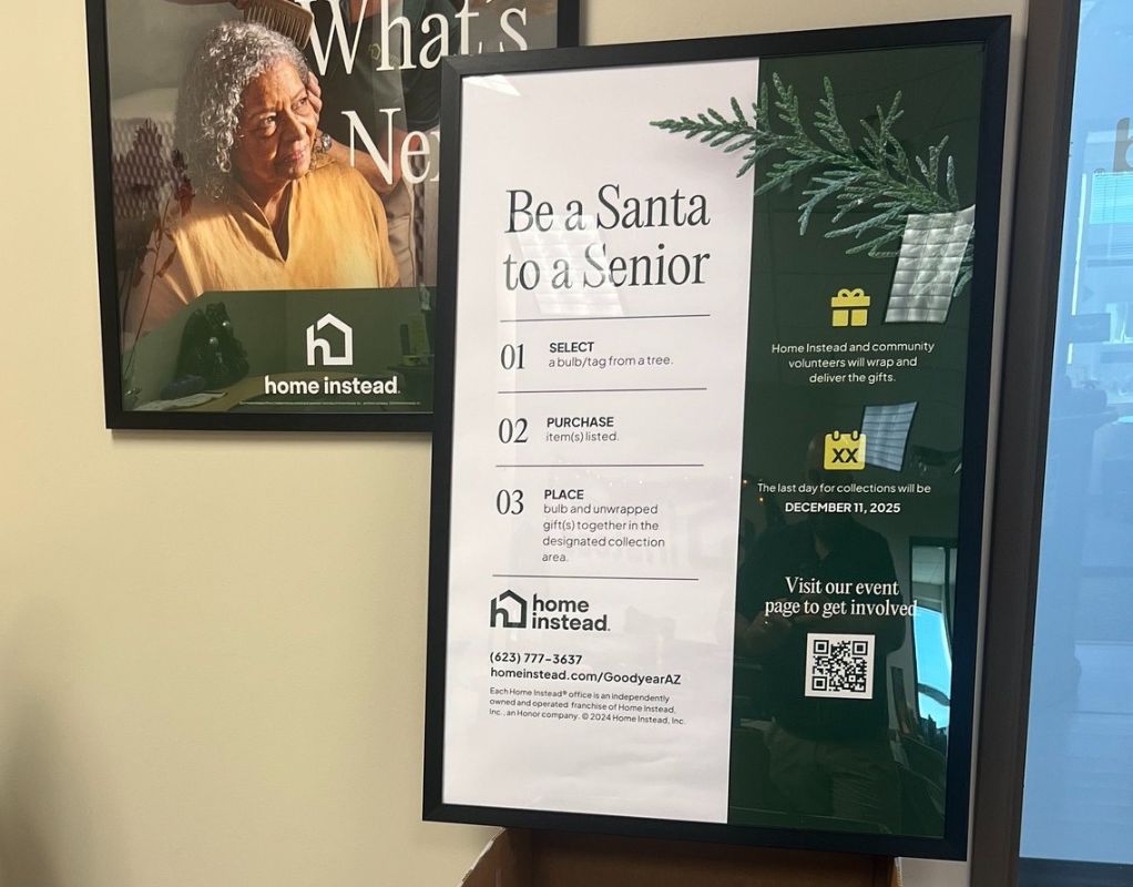 Home Instead of the West Valley Be a Santa to a Senior Program