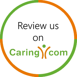 Review our senior home care services and other in-home senior care services on Caring.com graphic