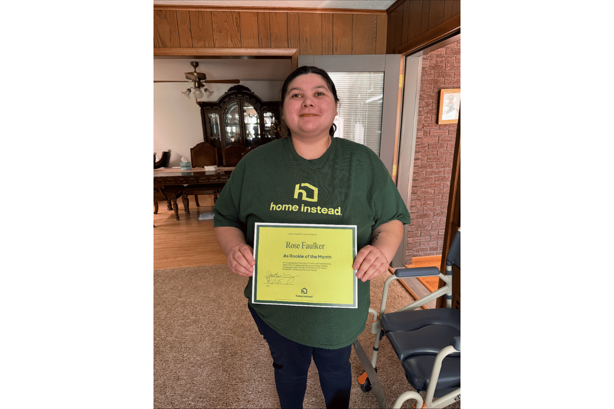 Home Instead Fort Smith October Rookie of the Month Rose Faulkner