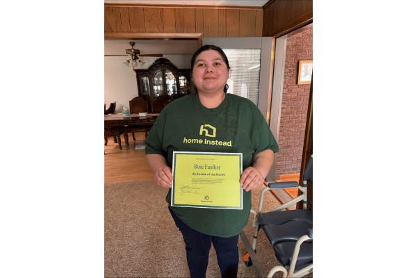 Home Instead Fort Smith October Rookie of the Month Rose Faulkner