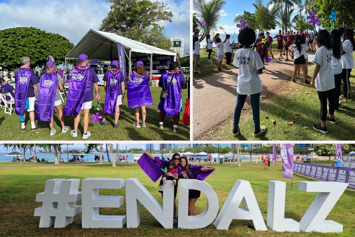 Home Instead Walks to End Alzheimer's in Kailua, HI collage