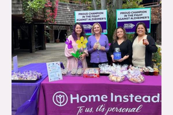 Home Instead of Pasadena Raises Money & Bread at Walk to End Alzheimer's Bake Sale