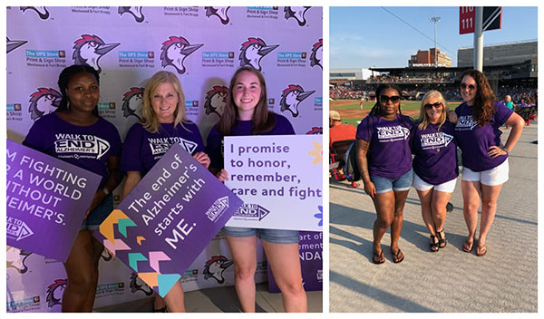 Home Instead Fayetteville Supports Walk to End Alzheimer's at Woodpeckers Game