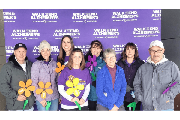 Walk to End Alzheimer's 2023 Team Photo