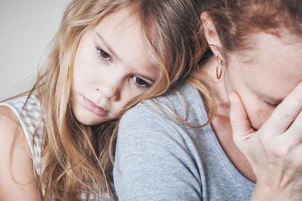 bigstock Sad Daughter Hugging His Mothe 121464467