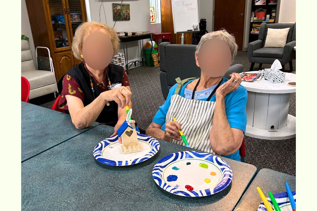 Home Instead Gets Crafty at Senior Retreat in West Indianapolis