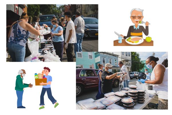 Yonkers Spotlight Meals on Wheels collage