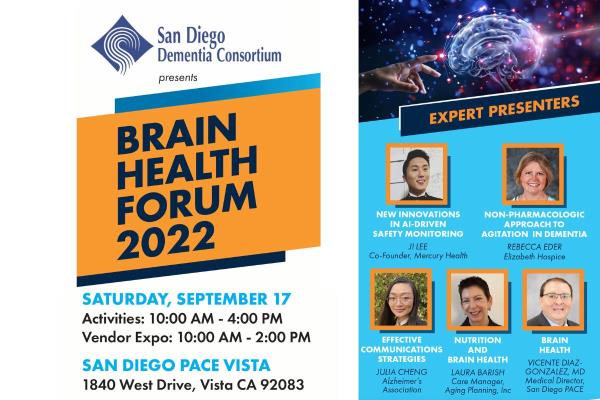 Home Instead Vista, CA Brain Health Forum 2022 hero