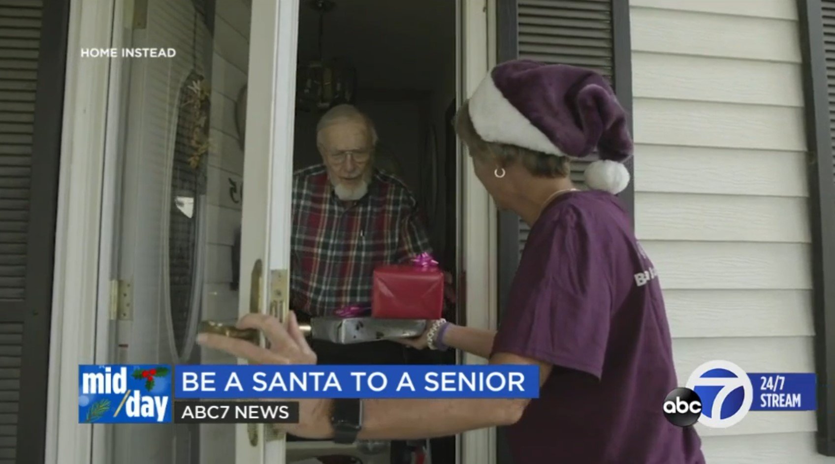 Home Instead's 'Be A Santa To A Senior' Program Feature ABC7 News