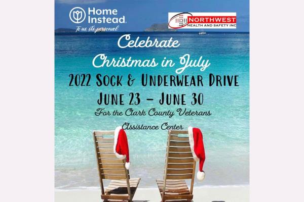 Christmas in July Sock and Underwear Drive