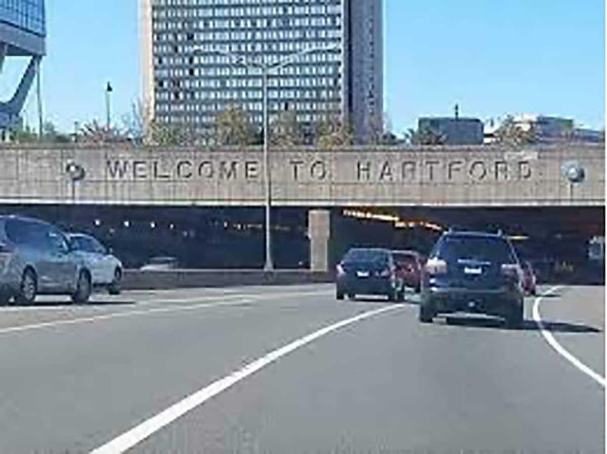 Welcome to Hartford Highway sign 1 