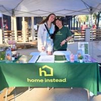 Walk to End Alzheimer’s 2025 booth