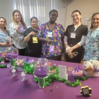 home instead team members at sherwood healthcare center appreciation
