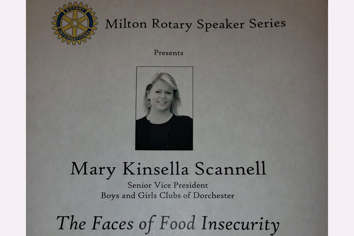 Rotary Club Speaker Series: The faces of food insecurity