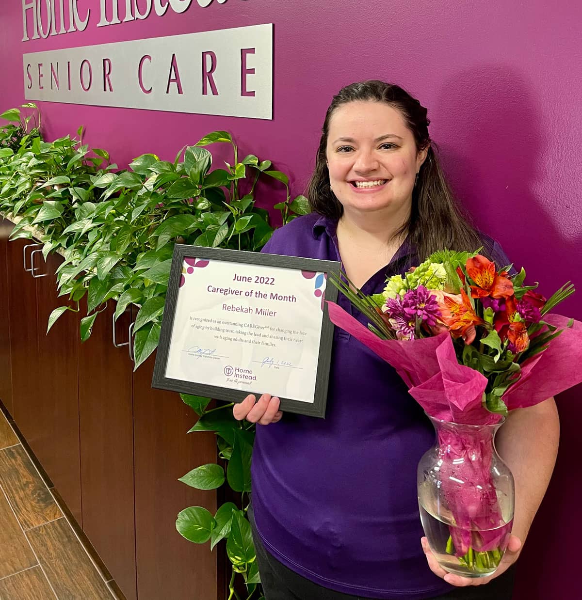 June 2022 Care Professional of the Month - Rebekah M.