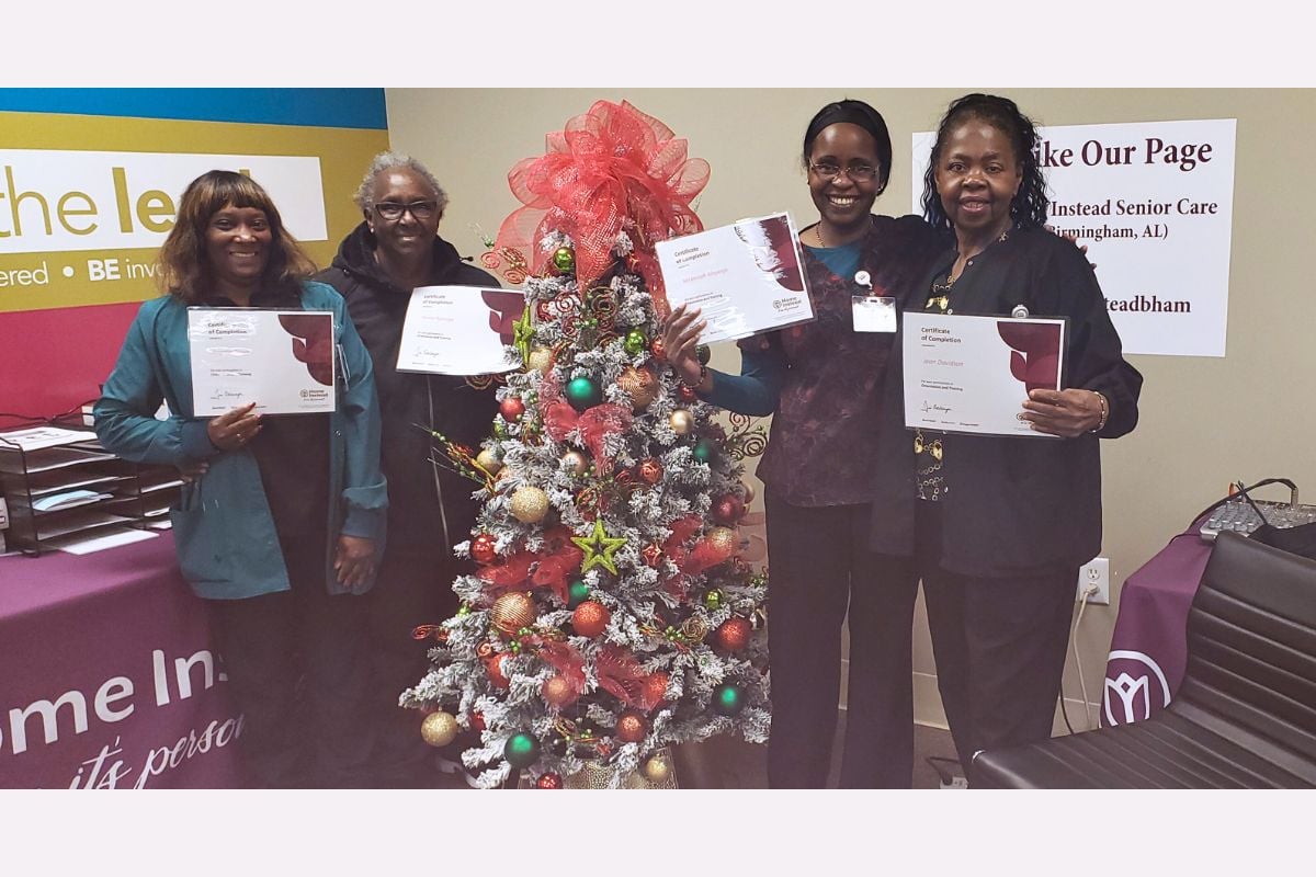 Home Instead Caregivers Complete Training in Birmingham, AL