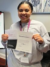 Nevaeh superhero of the month for november 2023