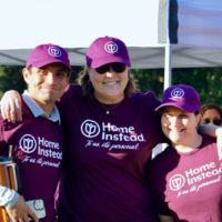 home instead of the woodlands, tx home care team at alzheimers walk