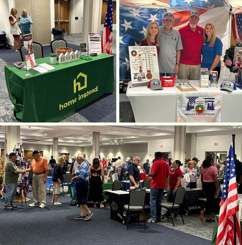 Home Instead Honors Veterans at Annual Luncheon in Rowan County, NC collage