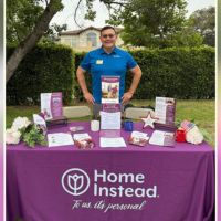 home instead booth at event